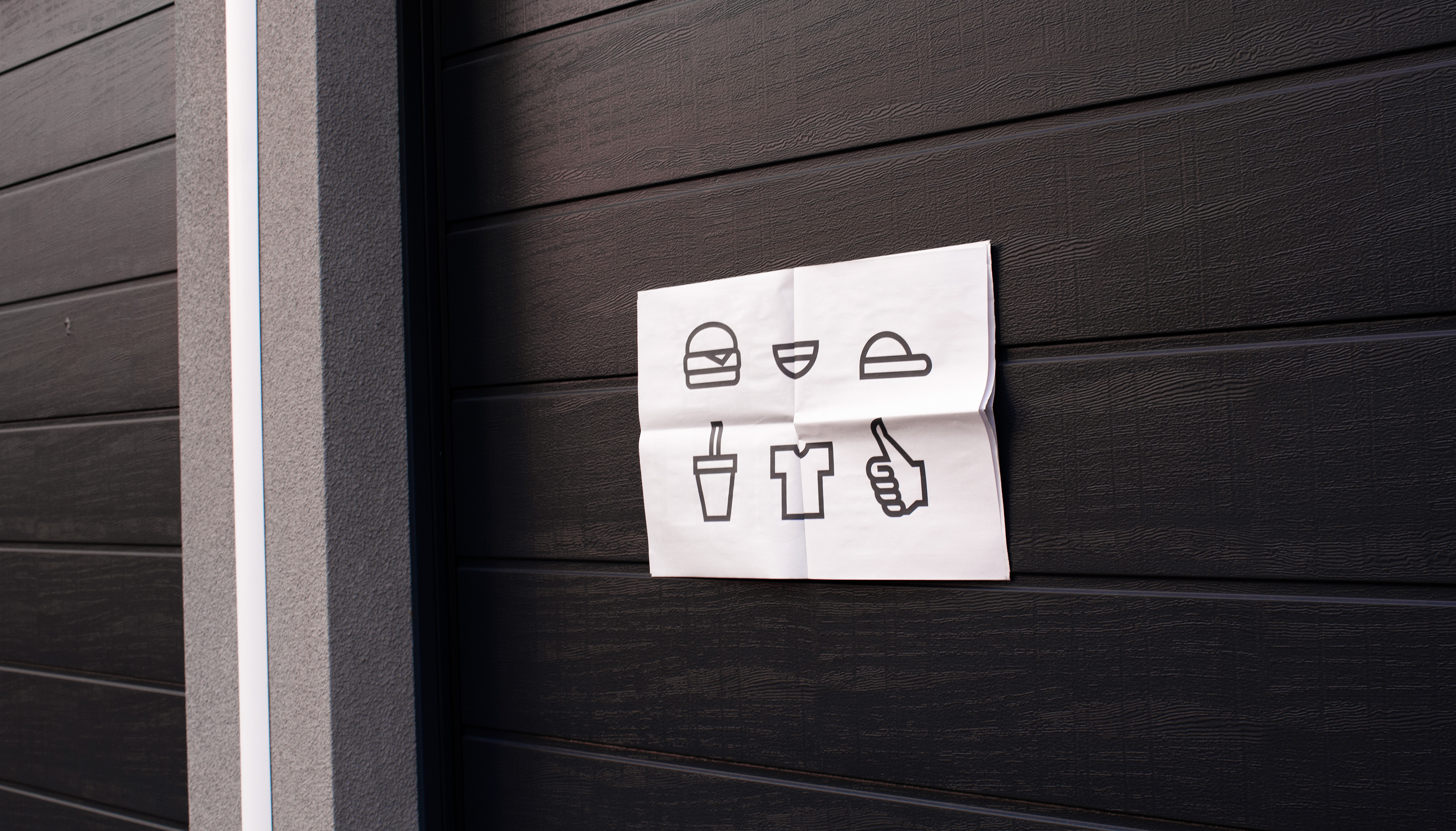 Poster hung up in the wild